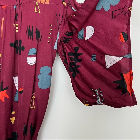 LOVE STORIES • Printed Satin Kimono Robe - Picture 7 of 7